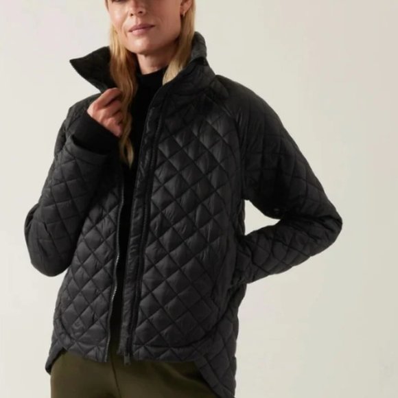 Athleta Jackets & Coats Athleta Whisper Featherless Jacket Quilted